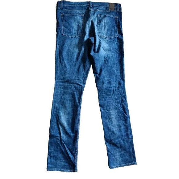 Goodfellow & Co Mens Size 38x36 Slim Total Flex Distressed Patchwork Blue Jeans - Picture 2 of 11